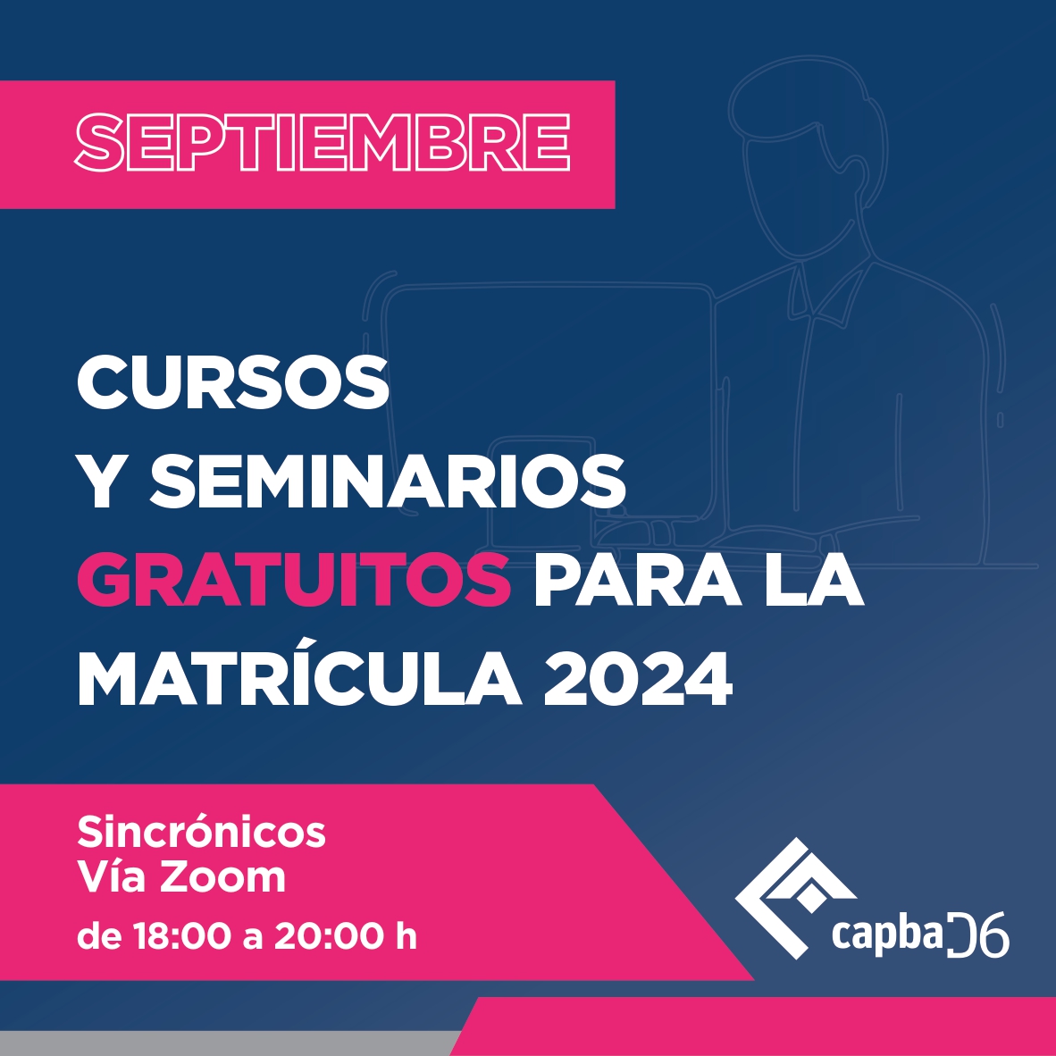 Ya podés inscribirte a los cursos CAPBA de Septiembre