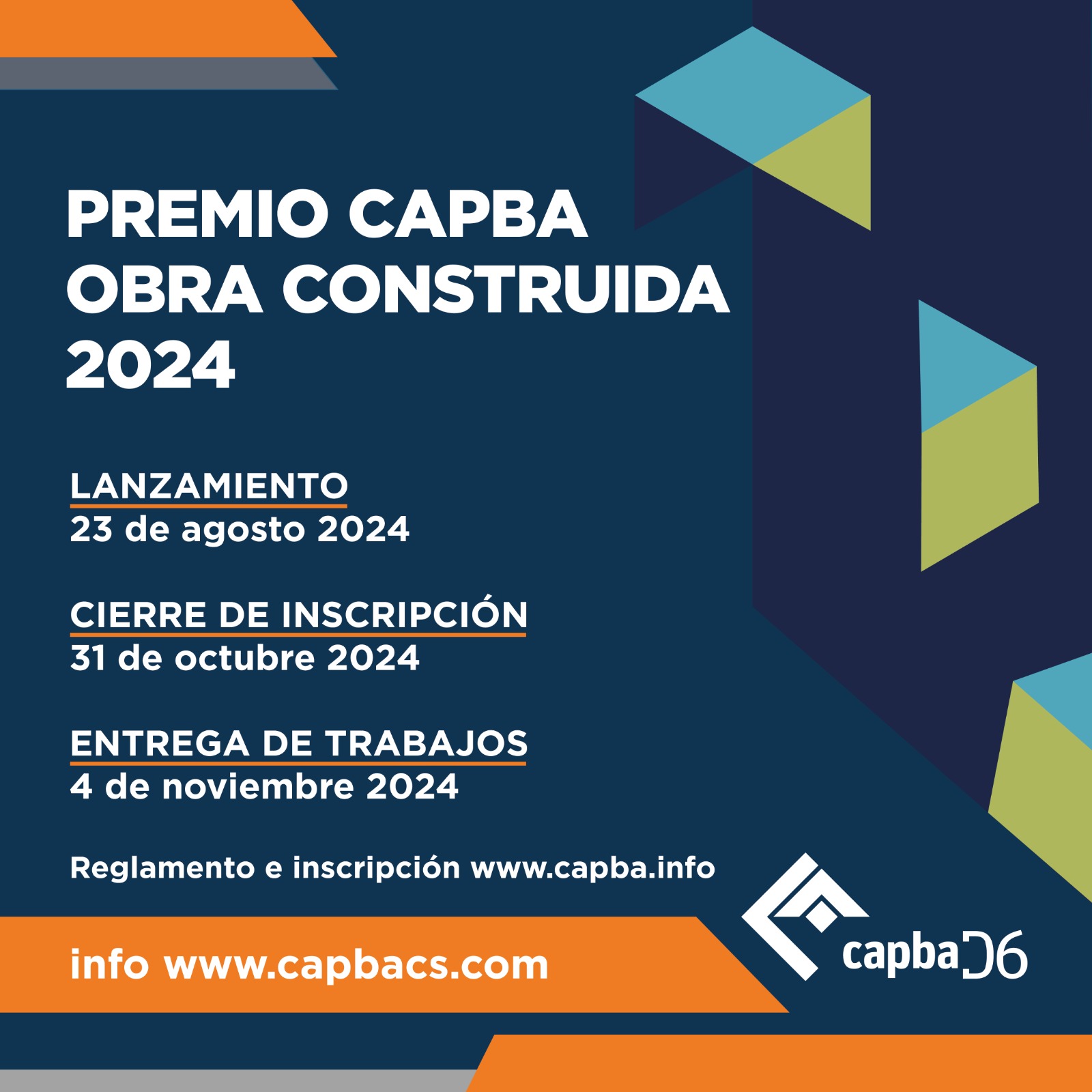 PREMIO CAPBA DE OBRA CONSTRUIDA / 2024