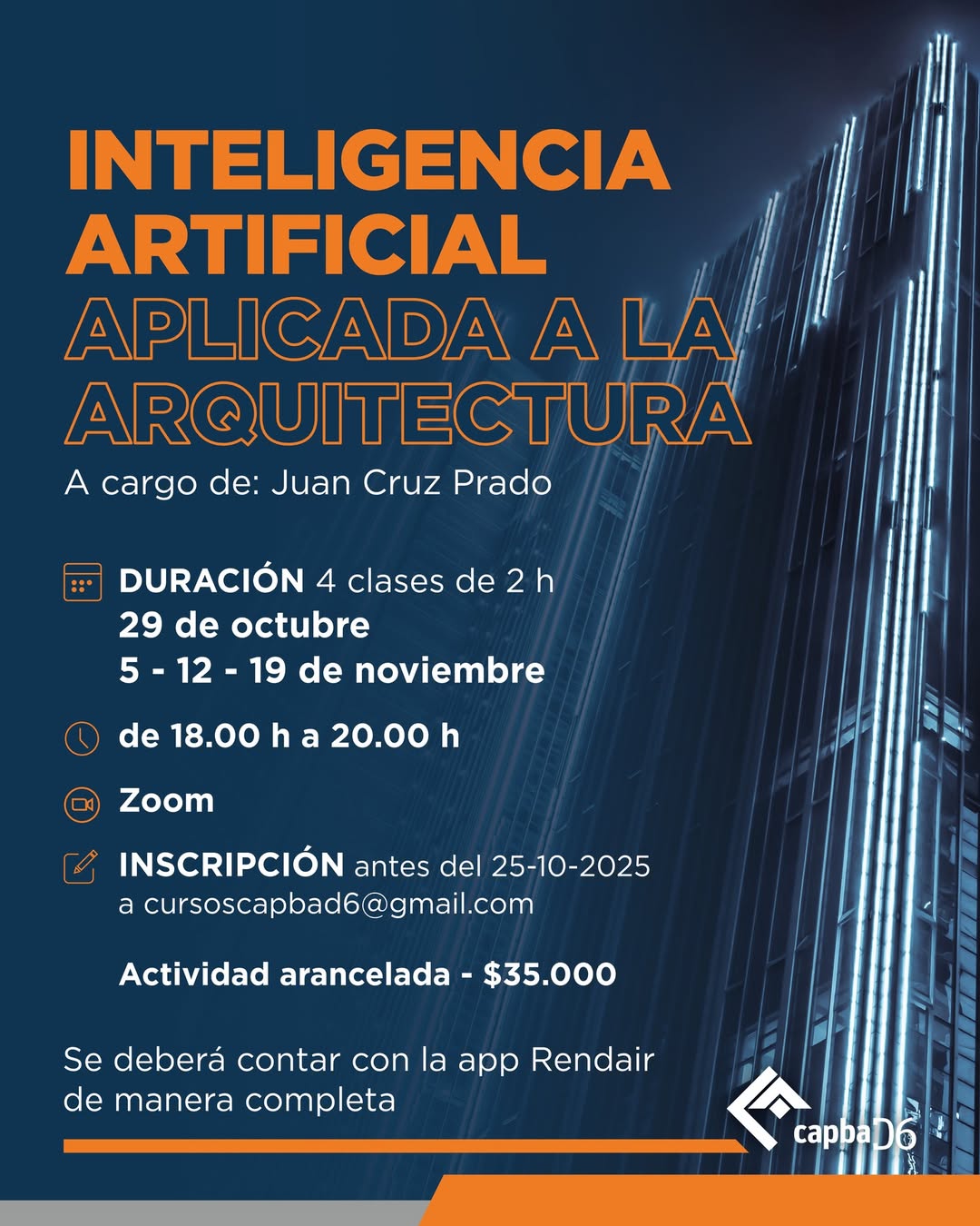 Inteligencia artificial aplicada a la arquitectura