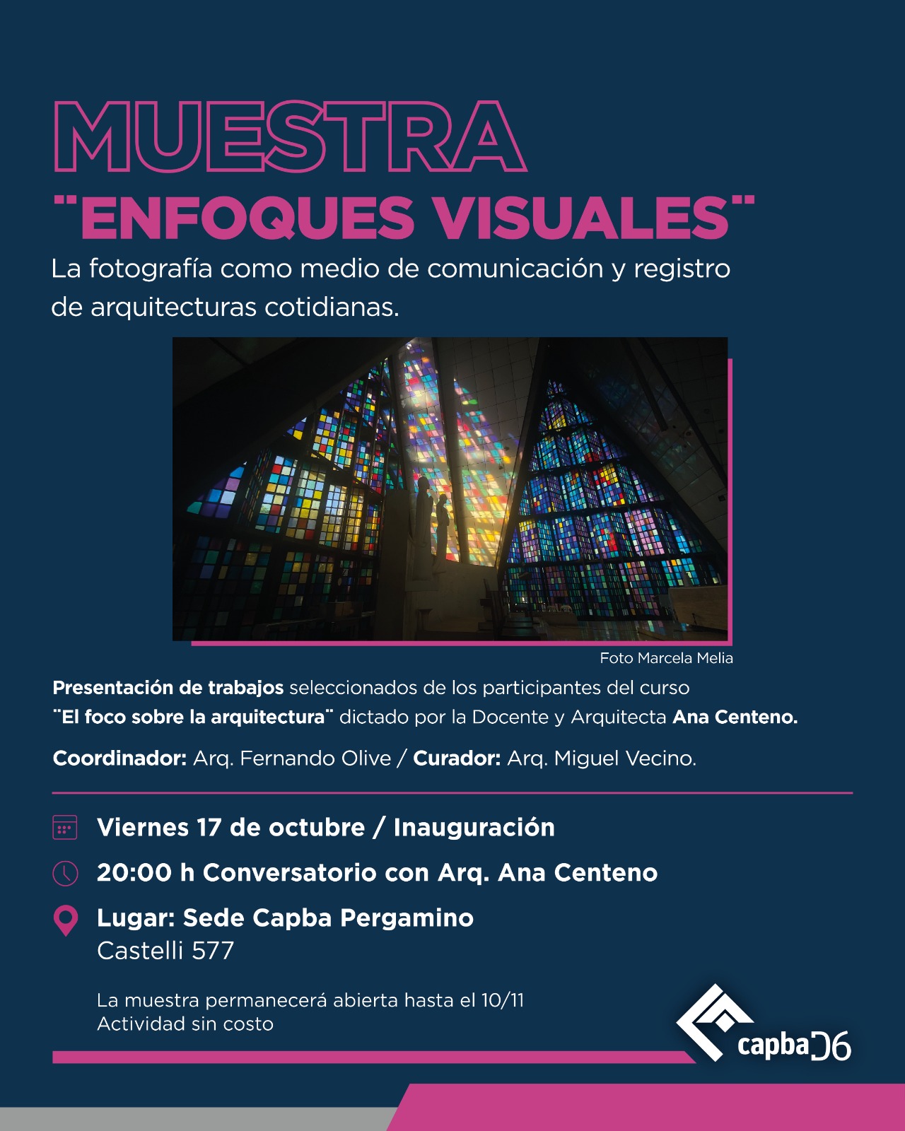 Muestra “Enfoques visuales”