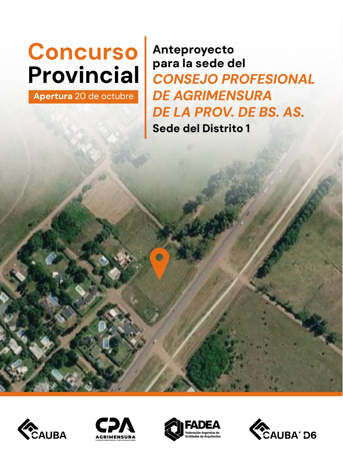 Concurso provincial: Anteproyecto para la sede del Consejo Profesional de Agrimensura de la prov. de Bs. As.