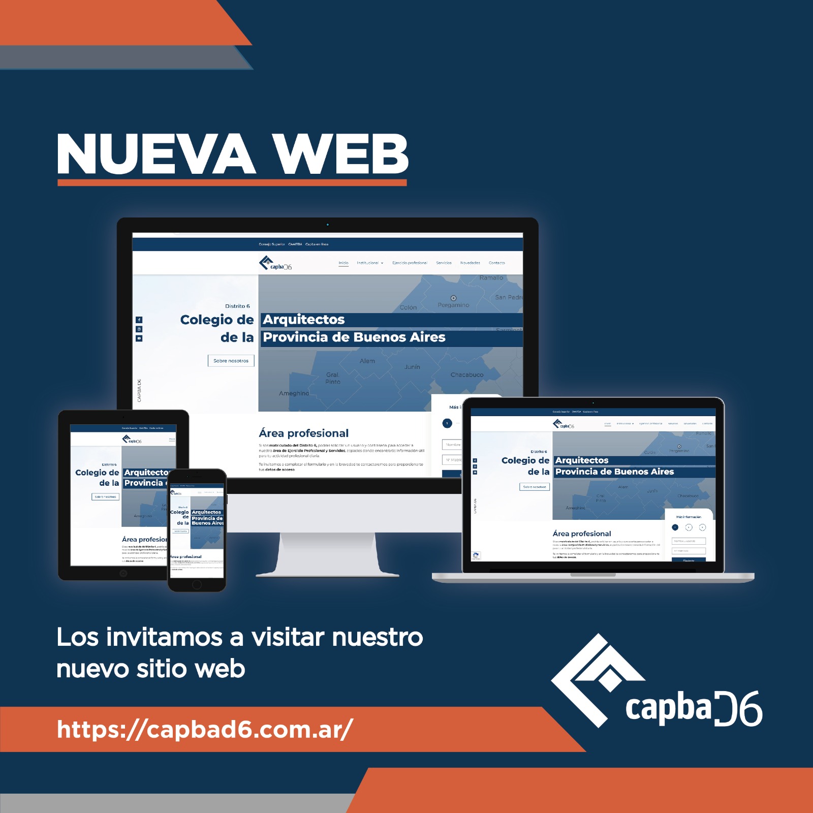 Nuevo sitio web CAPBA D6