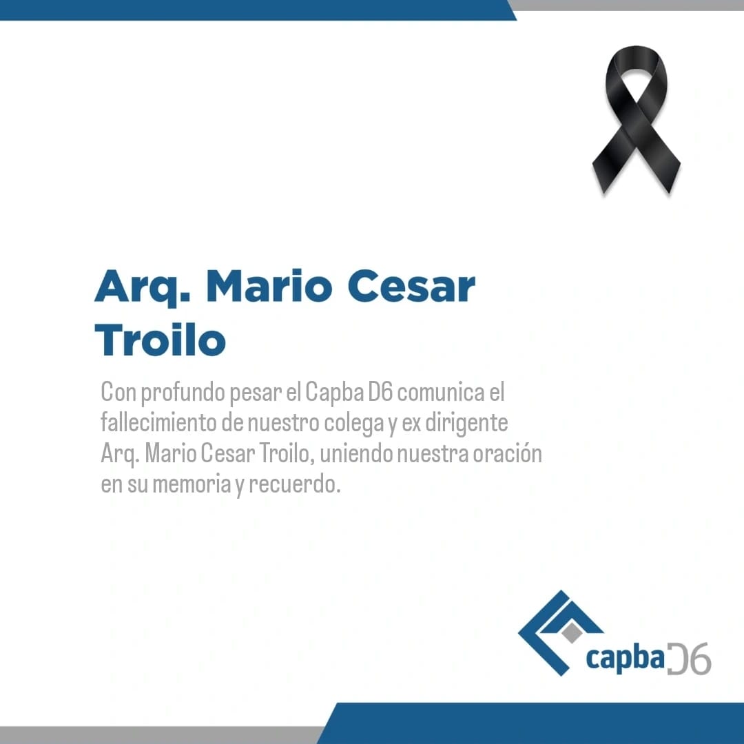 Arq. Mario César Troilo – QEPD
