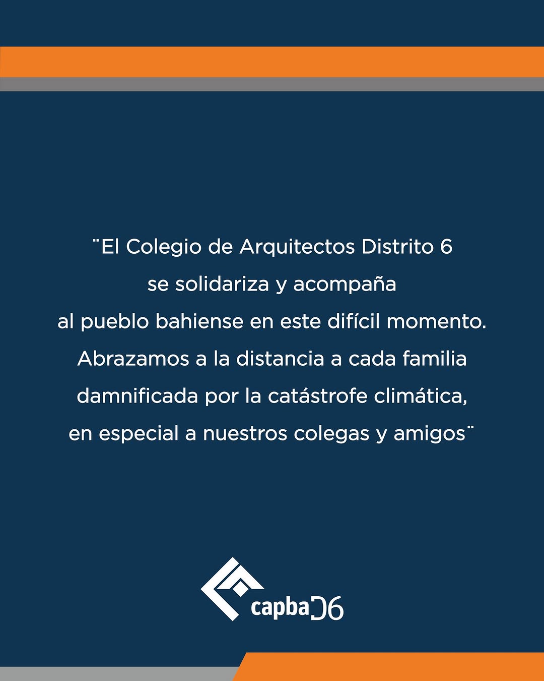 CAPBA D6 junto a Bahía Blanca