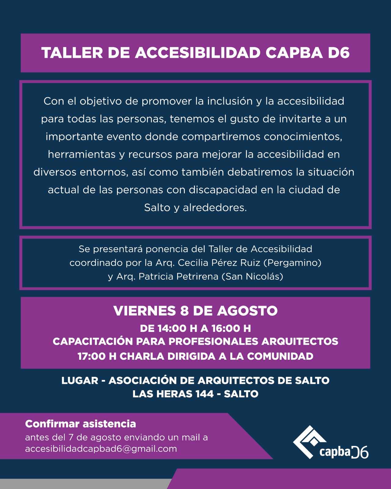 Taller de accesibilidad CAPBA D6