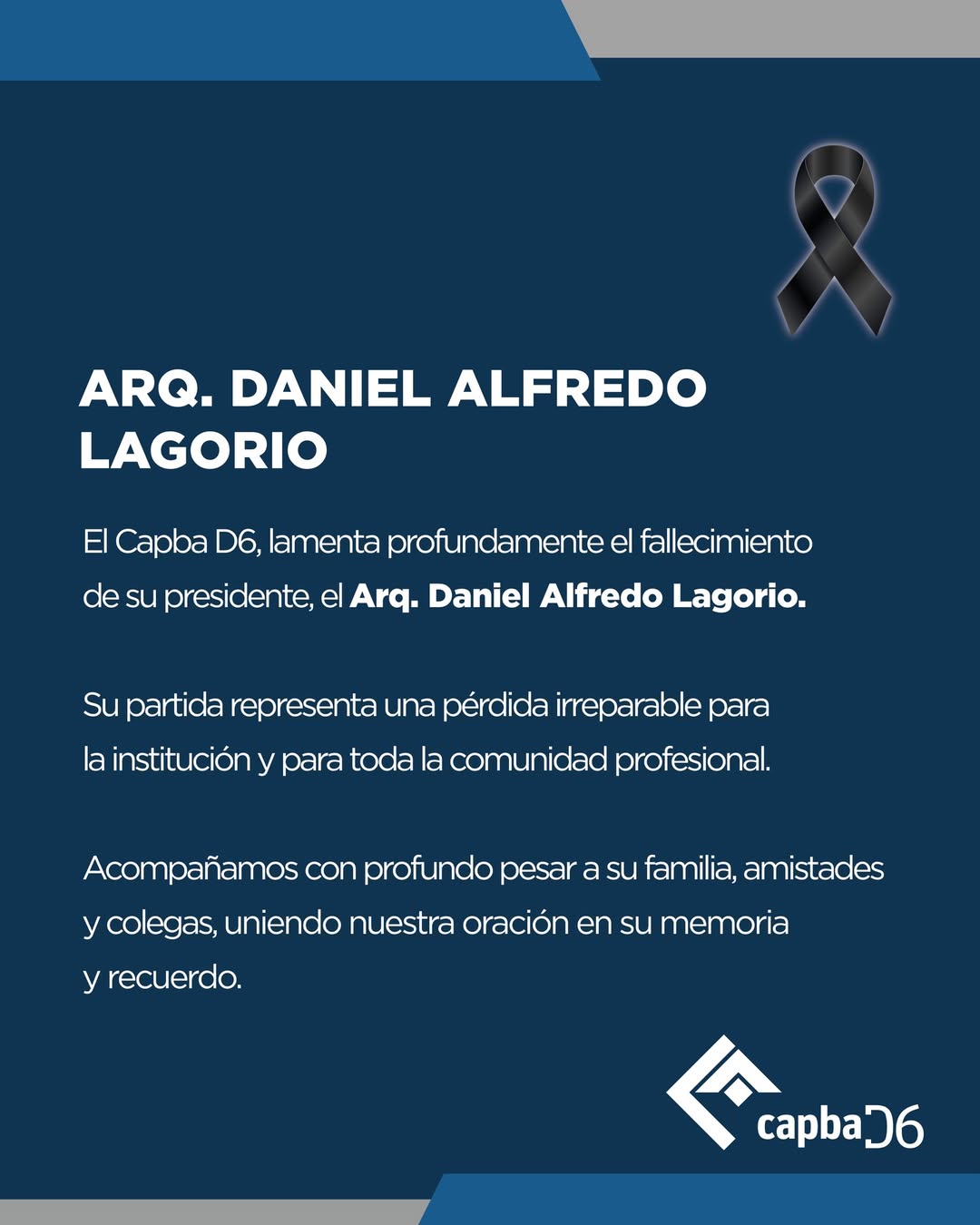 Arq. Daniel Alfredo Lagorio – QEPD