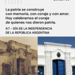 9 de julio – Día de la Independencia de la República Argentina