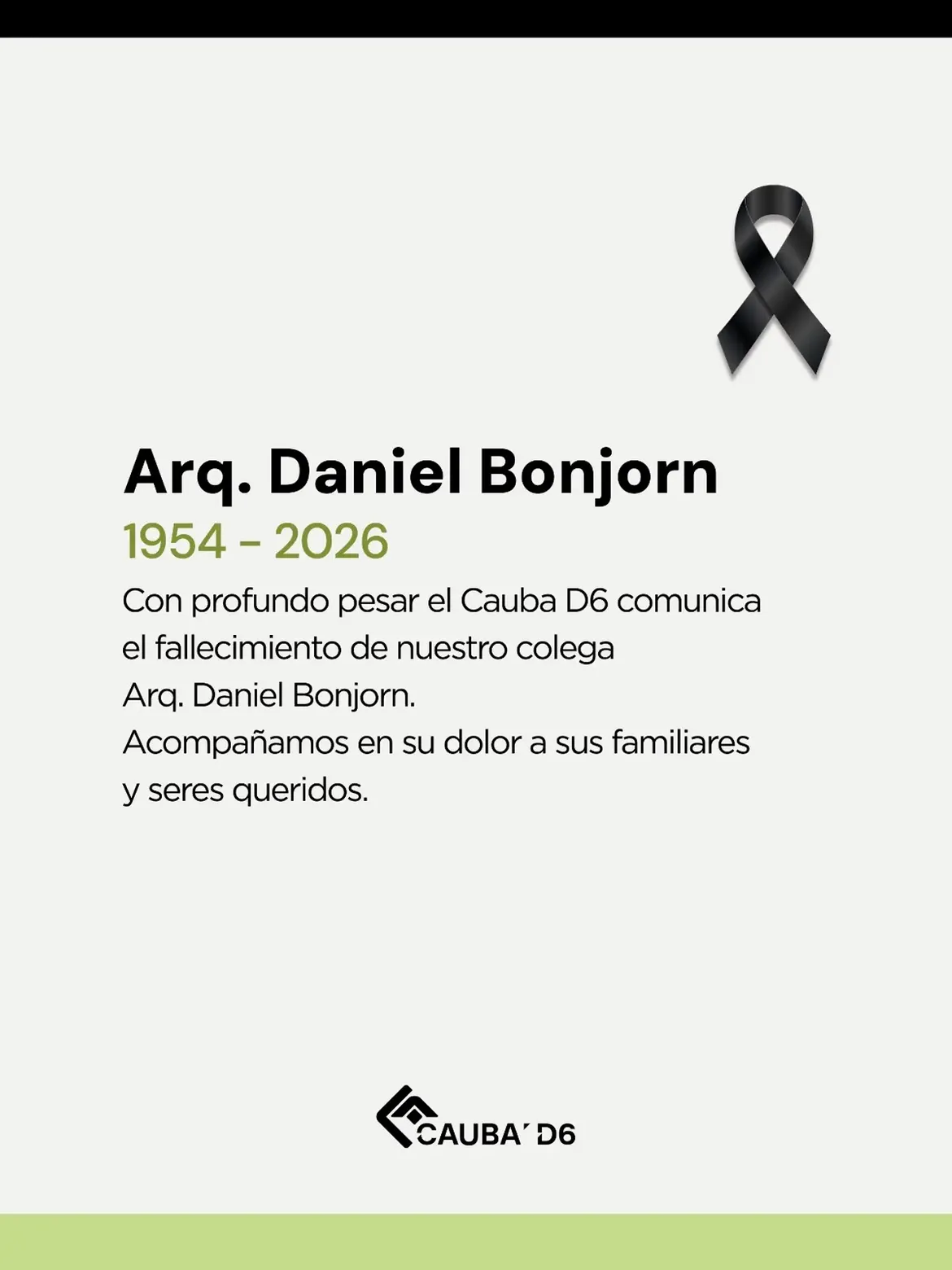 Arq. Daniel Bonjorn – QEPD